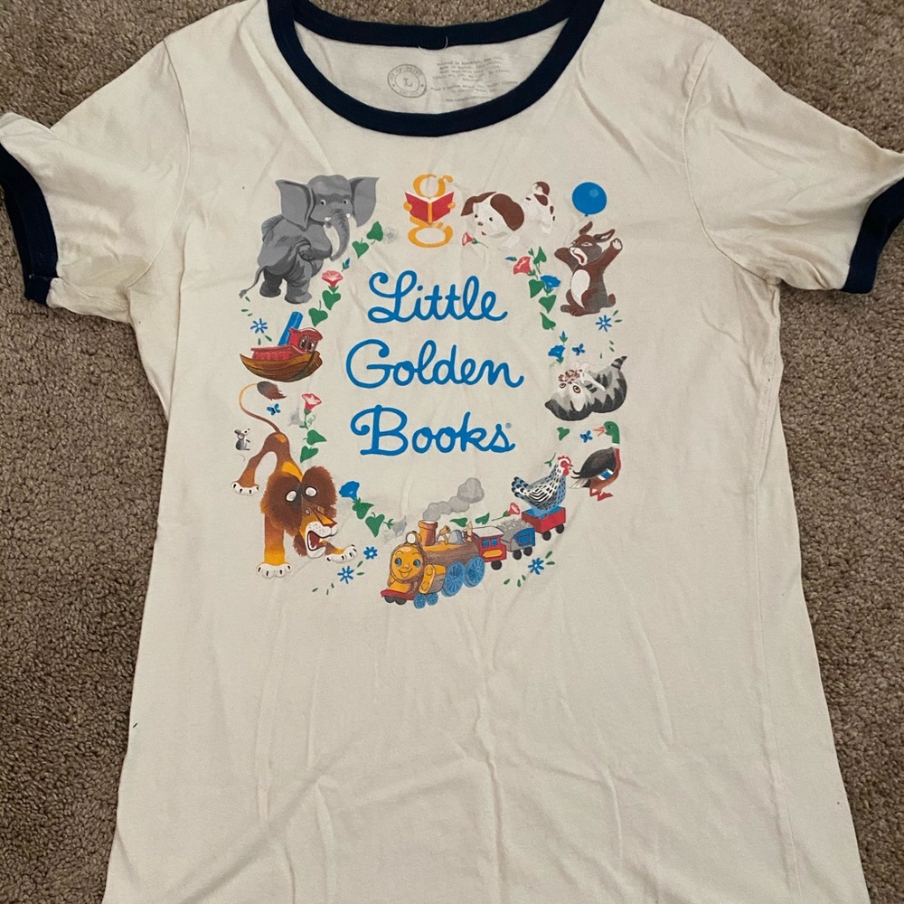 Little golden books t-shirt
